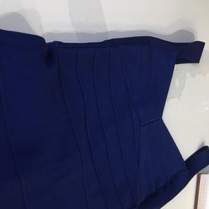 Blue fitted eve dress size small